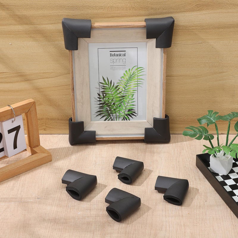 12Pcs Black U Shaped Foam Corner Protectors Furniture Edge Bumpers For Moving Safety - Image 5