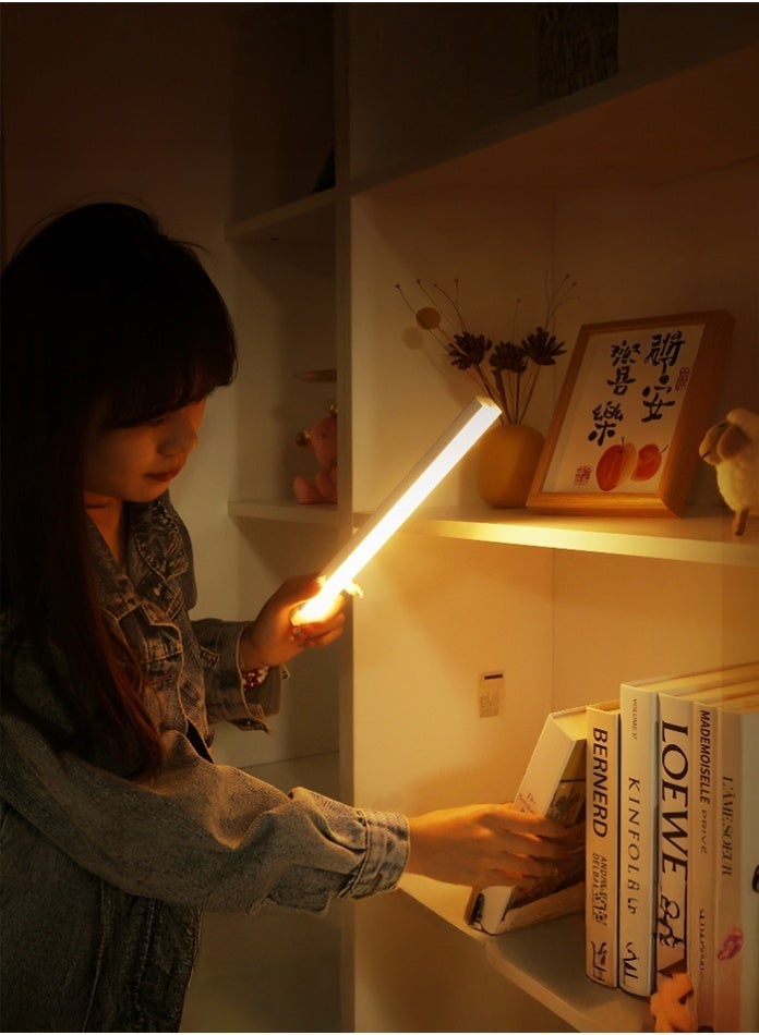 MODI 20cm LED Wall Light Bar – Rechargeable Cabinet Lighting with USB-B, Tri Color Modes, Magnetic Install – Ideal for Home, Closet, Stairs, Bedside, Kitchen - Image 2