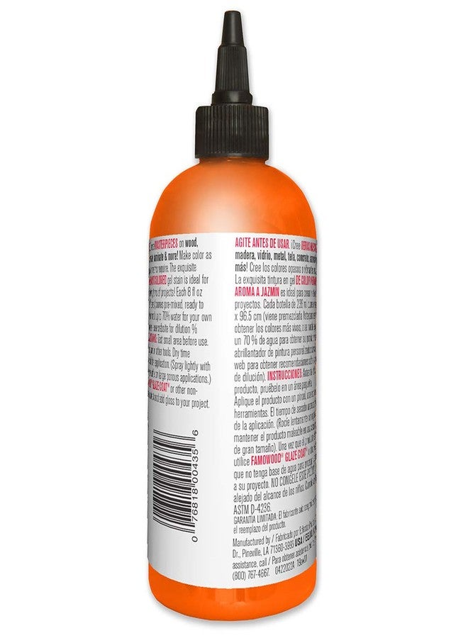 Unicorn SPiT 5771003 Gel Stain and Glaze, Phoenix Fire 8.0 FL OZ Bottle, Orange - Image 2