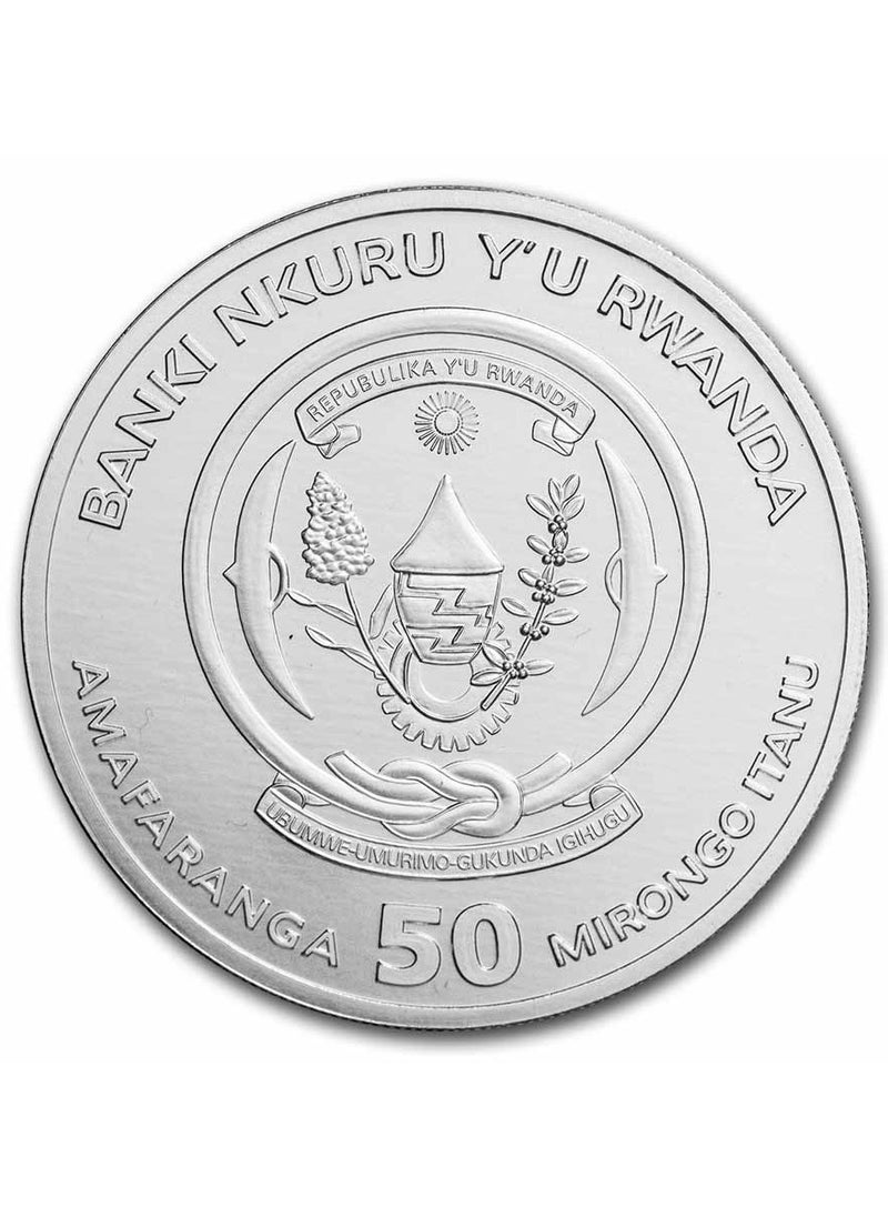 ABConcept Rwanda Lunar Tiger Silver 1 oz  - Image 2