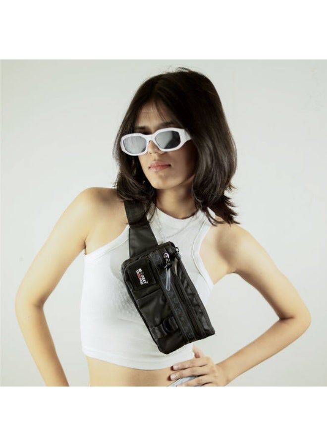 Monkey Troopers Pockit Crossbody Waist Bag & Belt Pouch – Black - Image 4