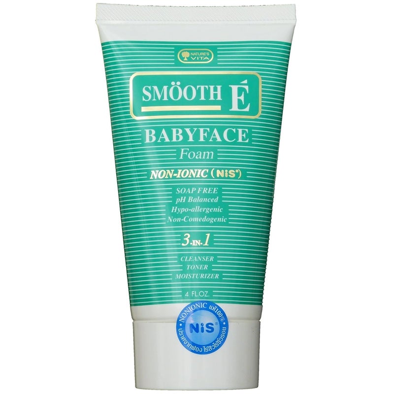 Smooth E Babyface Foam Non-ionic Facial Cleanser 4.0 Fl Oz