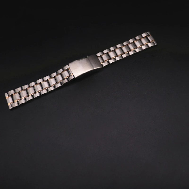 Bluejw Accept Logo 12mm 14mm 16mm 18mm 20mm 22mm 24mm Stainless Steel Curved End Watch Band Strap Replacement for Men – Metal Bracelet Belt to Replace the Watch Strap - Image 1