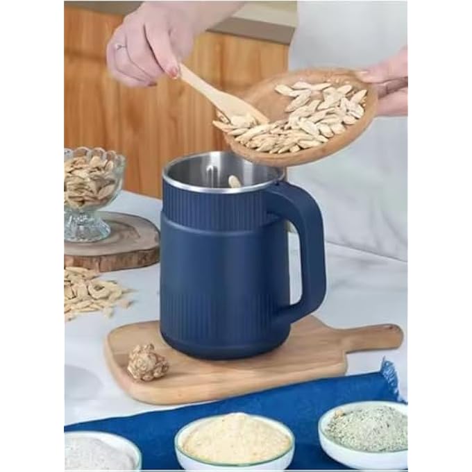 سکیلو مطحنة القهوة الكهربائية بالتوابل 240 واط بمحرك قوي شفرة من الفولاذ المقاوم للصدأ سعة 100 جرام قاعدة محرك قابلة للإزالة متعددة الأغراض لحبوب القهوة والمكسرات والتوابل والبذور والأعشاب - Image 3