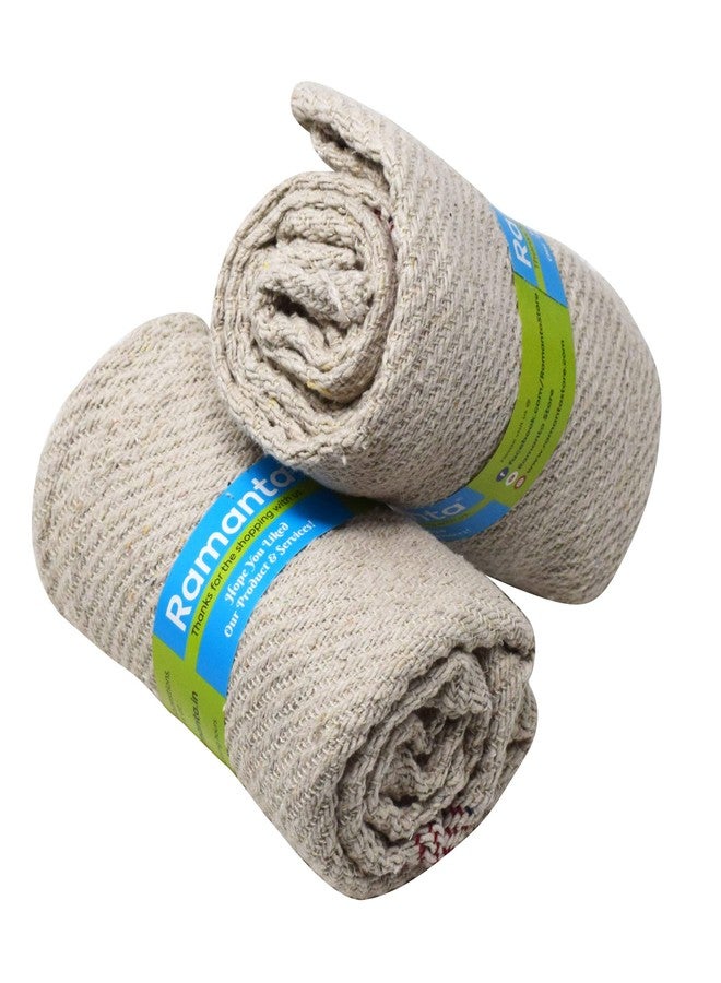 Ramanta Pocha for Floor Cleaning Pure Cotton Floor Cleaning Cloth (Pocha) for Mopping Reusable & Washable | 500 GSM | Floor Cleaning | Sweeping | Dusting Cloth Mop 26 * 26 Inch Large Size (2Pc) - Image 1