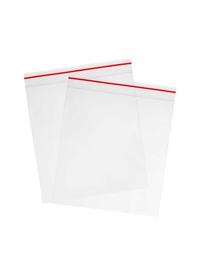 packwell أكياس زيب لوك LD PE 28X35 سم، 100 قطعة - Image 4