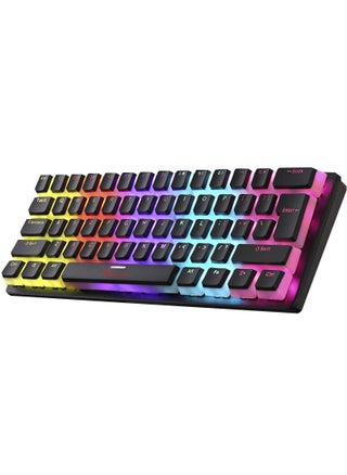 Pudding Gaming Mechanical Keyboard - Blue Switches - Rainbow LED Lighting - PBT Key Caps - Advanced Anti-Ghosting - Compact Design - Durable Construction - 12 Dynamic Lighting Schemes - pzsku/Z9A45A4BCD6D4E9A1E4ADZ/45/1746232019/5972fc89-6230-4721-ac55-010cffec8563