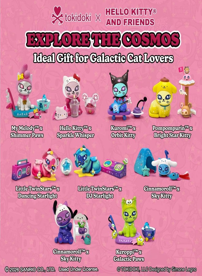 tokidoki™ x Hello Kitty® and Friends Galactic Cats Blind Box - 1 Pack of Cute Mystery Mini Collectibles - Collectible Art for Girls, Valentine's & Birthday Gifts - 2.75 Inches - Image 3
