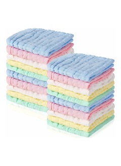 Breling Pack Of 20 Baby Cotton Wipes, 12 X 12 Inches  - Image 1