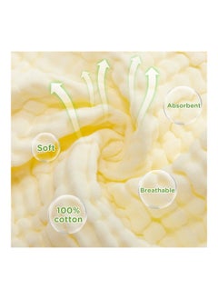 Breling Pack Of 20 Baby Cotton Wipes, 12 X 12 Inches  - Image 2