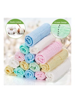 Breling Pack Of 20 Baby Cotton Wipes, 12 X 12 Inches  - Image 3