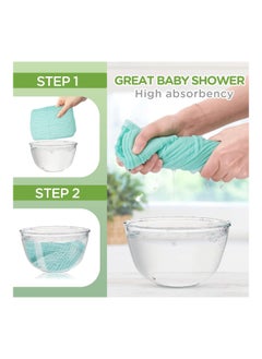 Breling Pack Of 20 Baby Cotton Wipes, 12 X 12 Inches  - Image 5