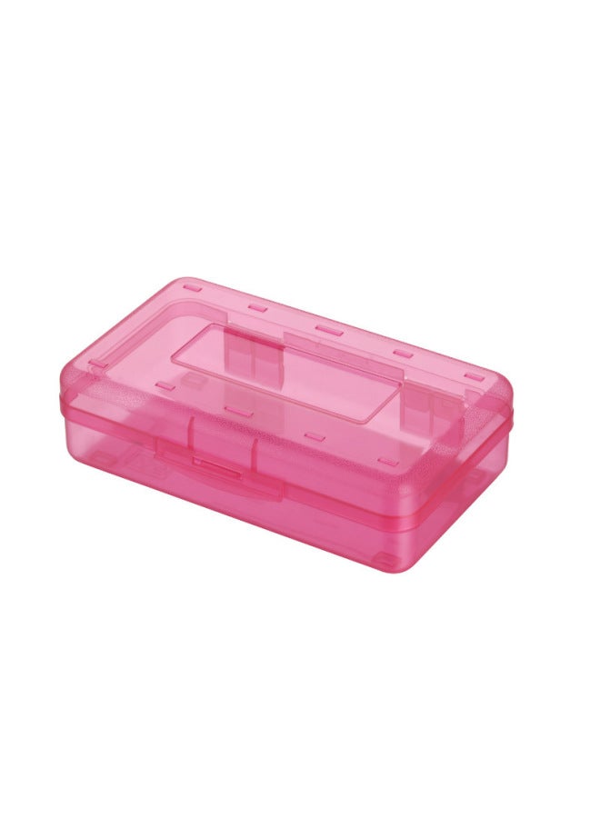 New Transparent High School Junior High School Plastic Pencil Case High School Junior High School Children's Sketch Simple Primary School Supplies Pencil Case - Image 1