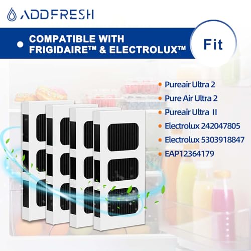 ADDFRESH - Refrigerator Air Filter Replacement Compatible with Paultra2 Frigidaire PureAir Ultra 2 - Pure Air Ultra 2 - Pureair Ultra ii and Electrolux - Part 242047805 and 5303918847-4 Filters - Image 2
