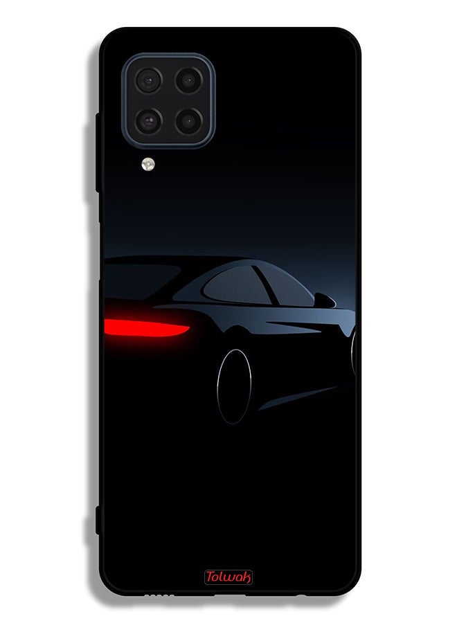 Tolwak Samsung Galaxy M32 4G Protective Case Cover Dark Car - Image 2