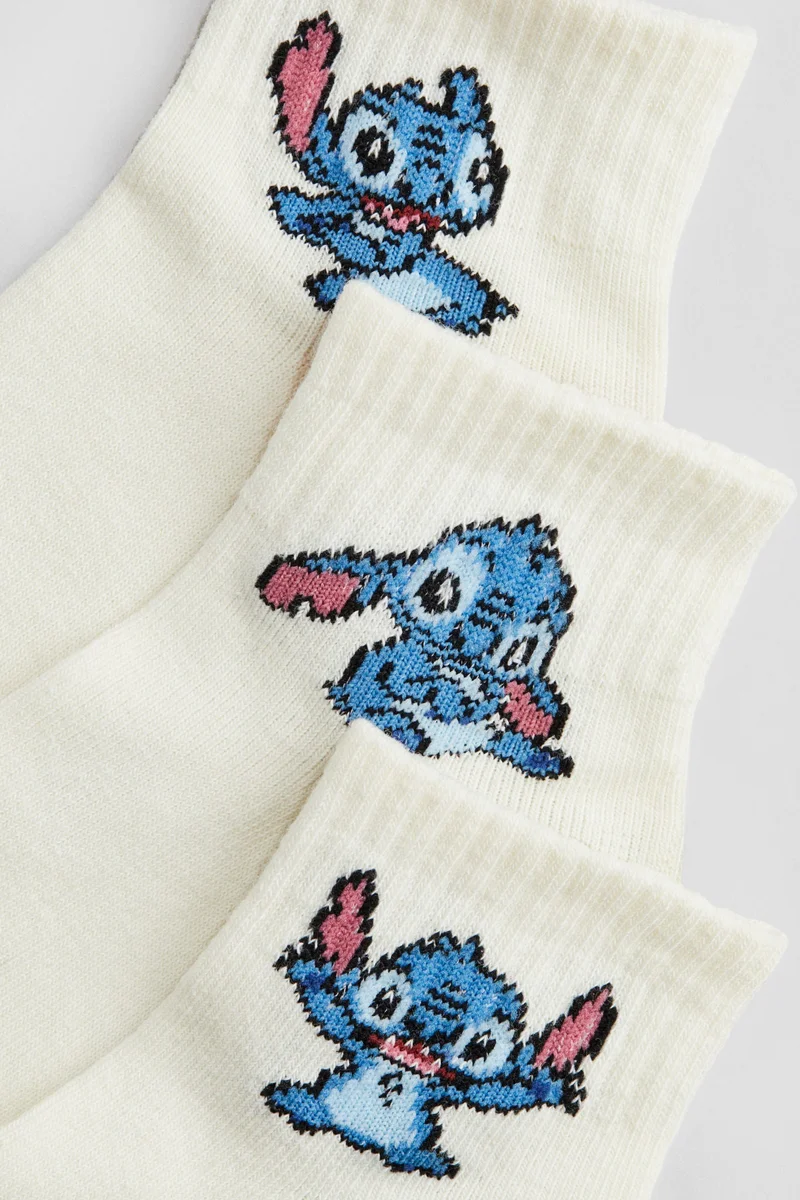 اتش اند ام جوارب بطول الكاحل - عبوة من 5