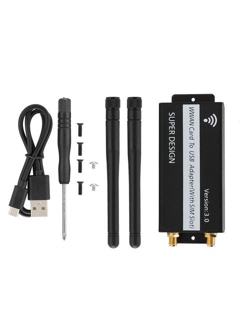 Mini PCI-E to USB Adapter SIM Card Slot with Shell for Long Shang U8300C 4G Module Development