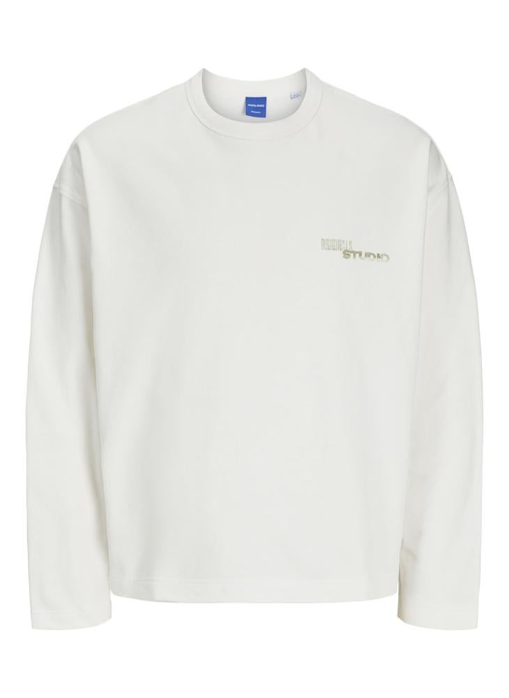 JACK & JONES Graphic Crew Neck Hoodie - Image 4