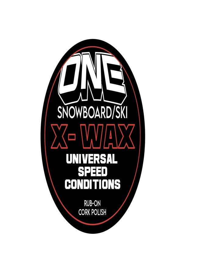ONEBALL One Mfg X-Wax Rub-On Snowboard/Ski/Nordic Wax 30g - Proprietary Mineral Speed Additives Universal Speed Conditions-Our Fastest Wax, Cork Polishing Pad USA Factory No Fluoro - Image 3