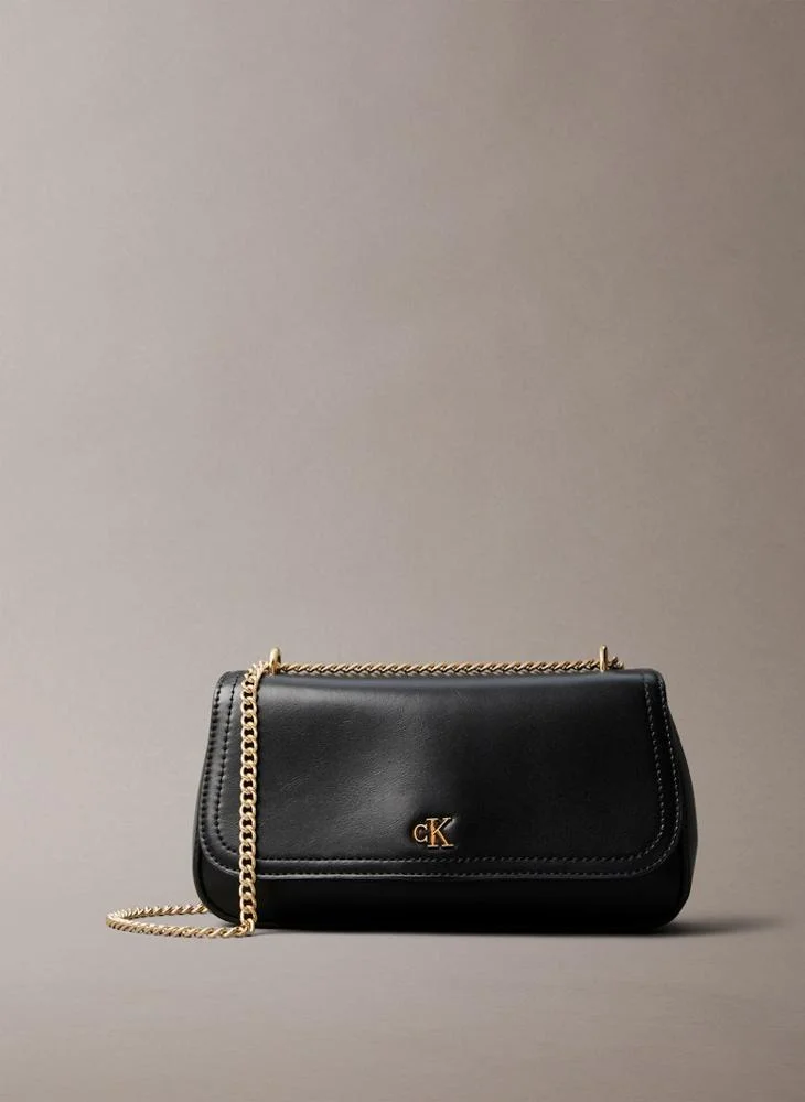 CALVIN KLEIN Logo Detail Flap Over Crossbody