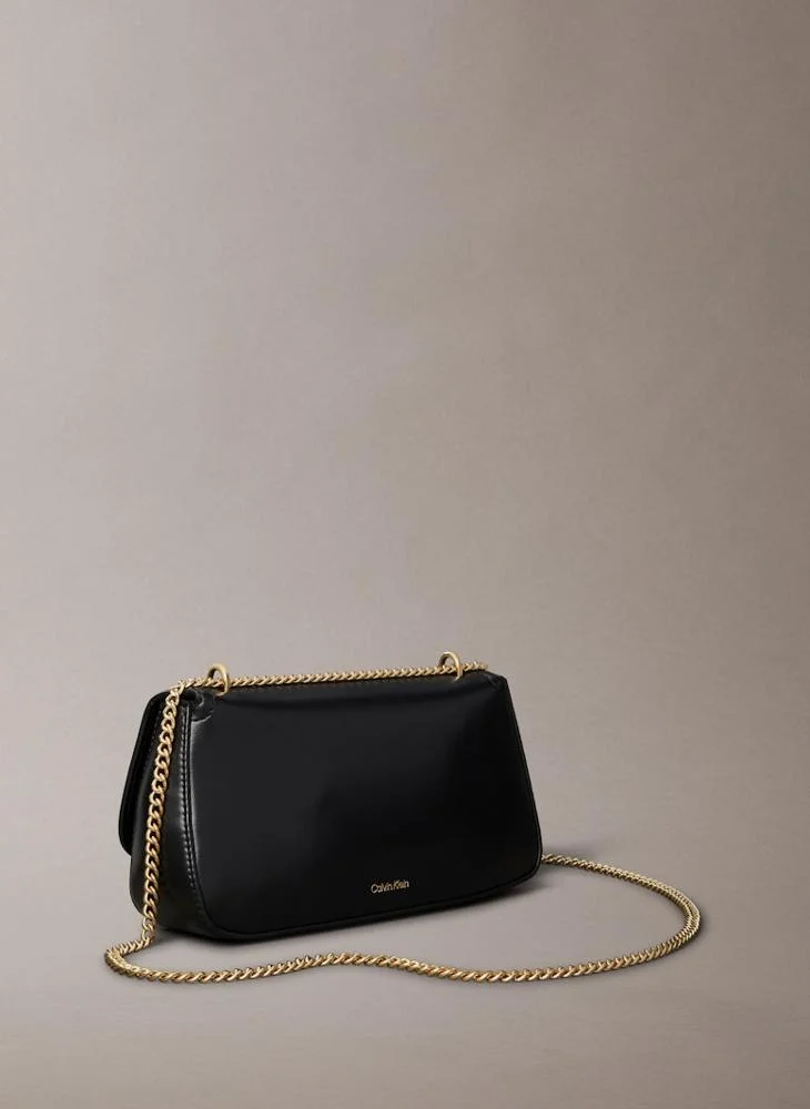 CALVIN KLEIN Logo Detail Flap Over Crossbody
