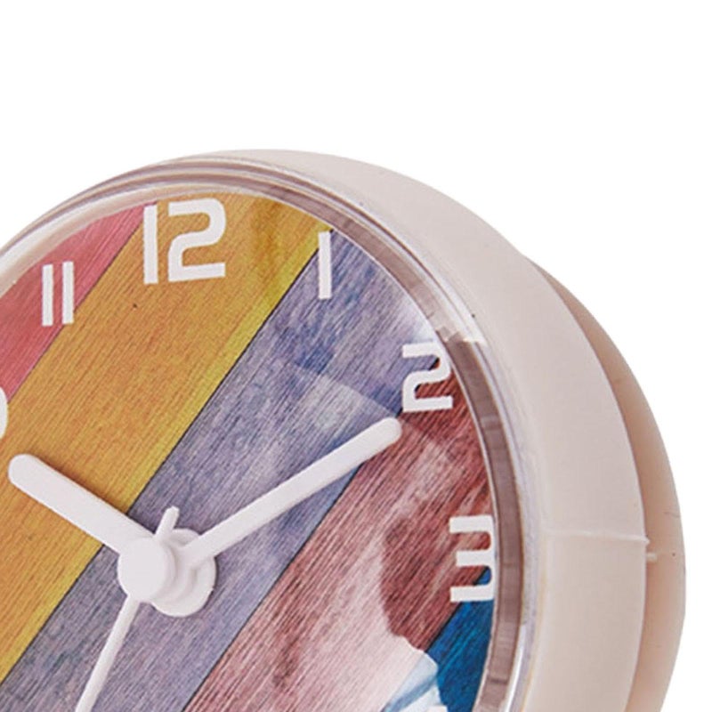 White Waterproof Bathroom Clock with Suction Cup for Shower Mirror Refrigerator Door - Image 5