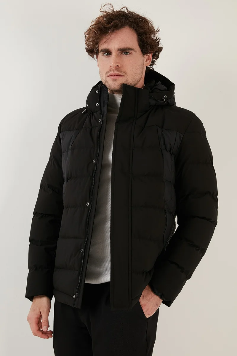اكسي Water Resistant Hooded Regular Fit Coat Men's Coat EXK22531310