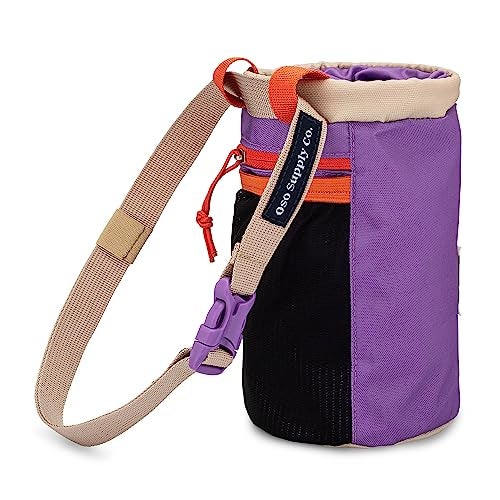 Oso Supply Co Chalk Bag for Rock Climbing Bouldering Chalk Bag Bucket with QuickClip Belt Zippered Pockets and Pouch Perfect IndoorOutdoor Rock Climbing Gear Equipment Lavender - Image 3