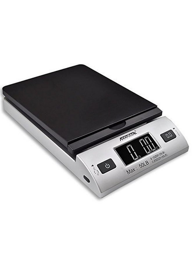 Allin1 Series W825050Bs Apt 50 Digital Shipping Postal Scale With Ac Adapter, Silver