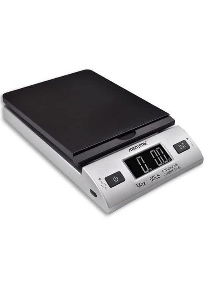 Allin1 Series W825050Bs Apt 50 Digital Shipping Postal Scale With Ac Adapter, Silver