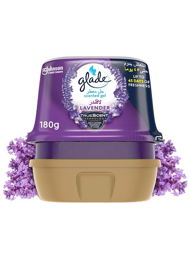 Glade Scented Gel Lavender 3 x 180G Pack of 3  - Image 2