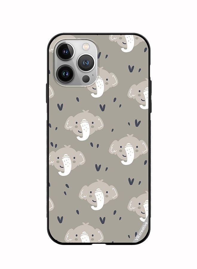 VR CREATIVE Protective Case Cover For Apple iPhone 11 Pro Elephant Design Multicolour - Image 1
