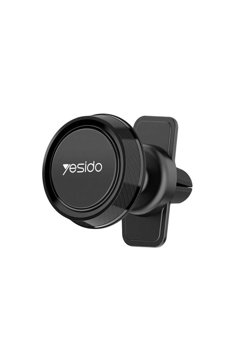 Yesido Yesido C61 Factory Air Vent Magnet Phone Holder 360 Angle Adjustable Universal Car Magnetic Phone Holder - Black  - Image 1