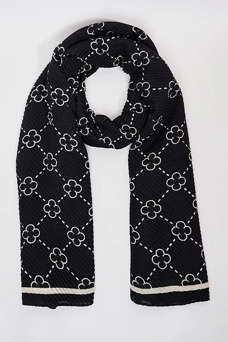 أر أند بي Patterned Scarf, 180X85cm