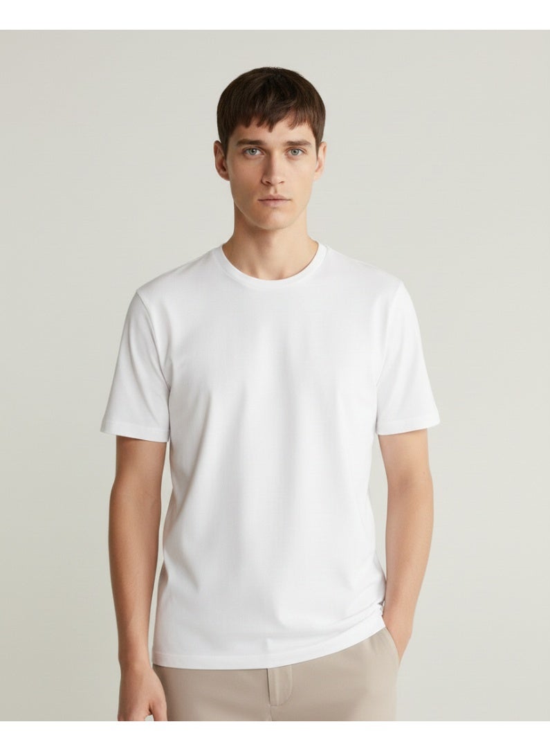  نسمعك تيشيرت أبيض للجنسين من NSMIK – قطن 100% - Image 3