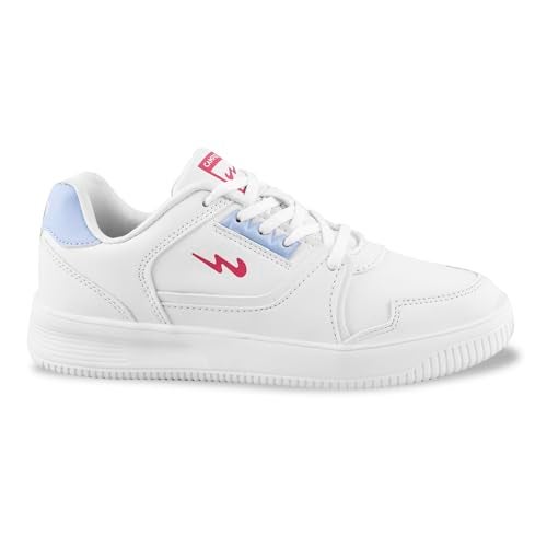 Campus Women's OG-L3 Sneakers WHT/L.Sky - 4UK/India - Image 2
