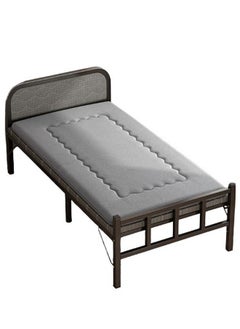 NKX Portable Foldaway household Simple Bed companion with Lambwool Matress 80 cm  - Image 4