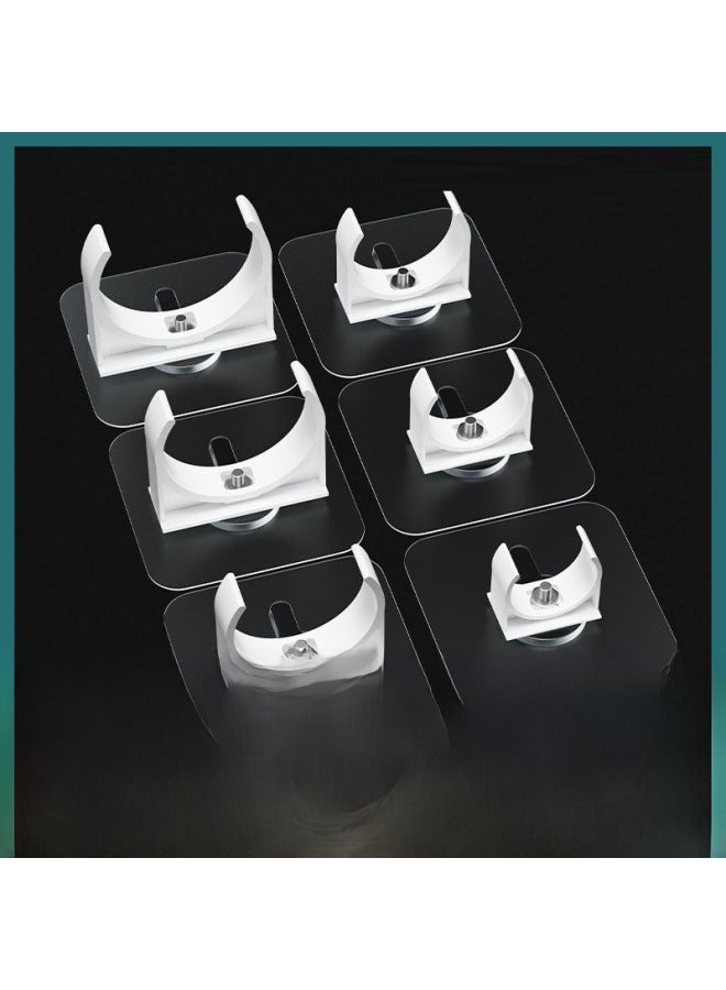 Direct Supply Non-perforated Water Pipe Buckle Plastic Non-nail PPR Pipe Card 32u Clip Gas Pipe Holder-Specifications And Models:32mm Specifications 2 Pieces  - Image 1