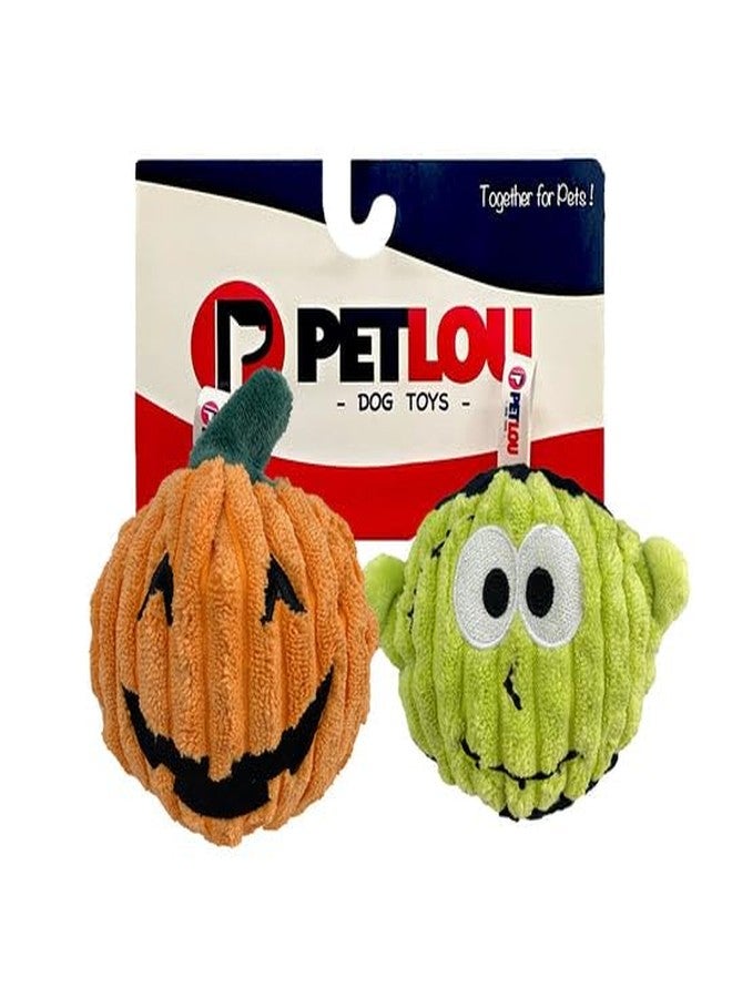 Pet Lou Pumpstein EZ Squeaky Ball, Set of 2, 4-inch Width - Image 1