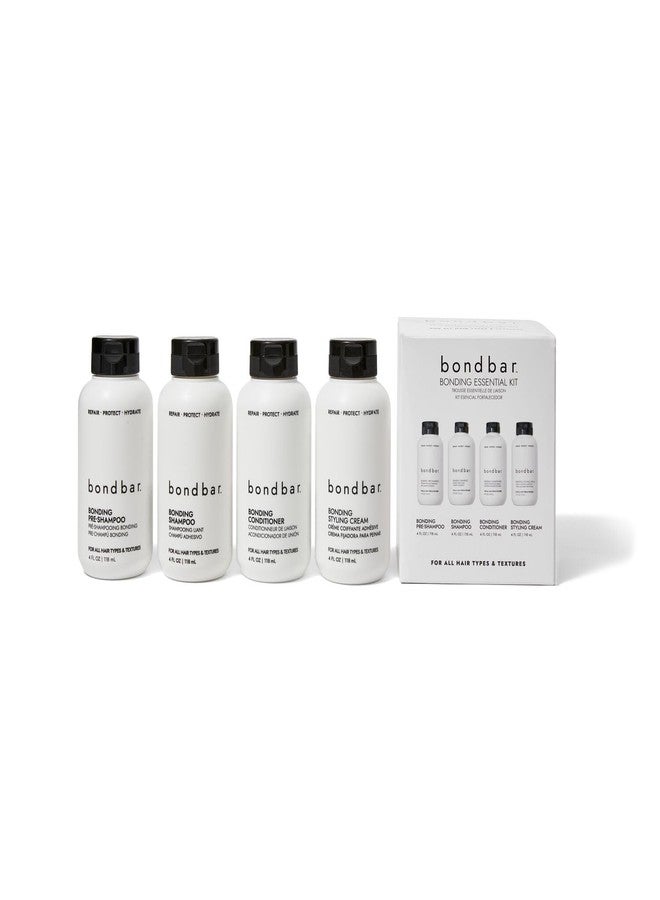 Bondbar Bonding Essential Kit, Contains PreShampoo, Shampoo, Conditioner, and Styling Cream, 4 x 4 Oz - Image 3