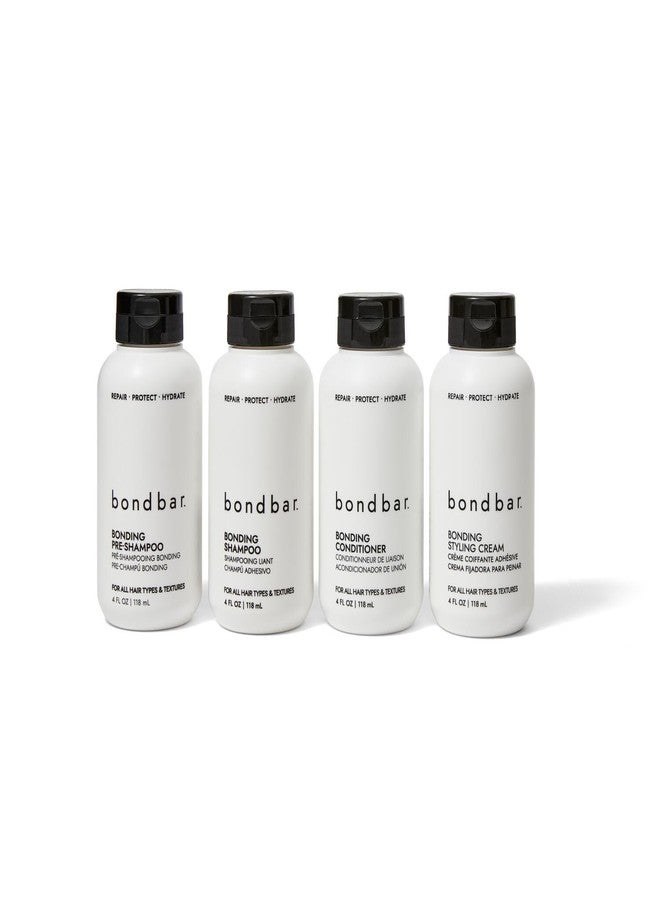 Bondbar Bonding Essential Kit, Contains PreShampoo, Shampoo, Conditioner, and Styling Cream, 4 x 4 Oz - Image 4