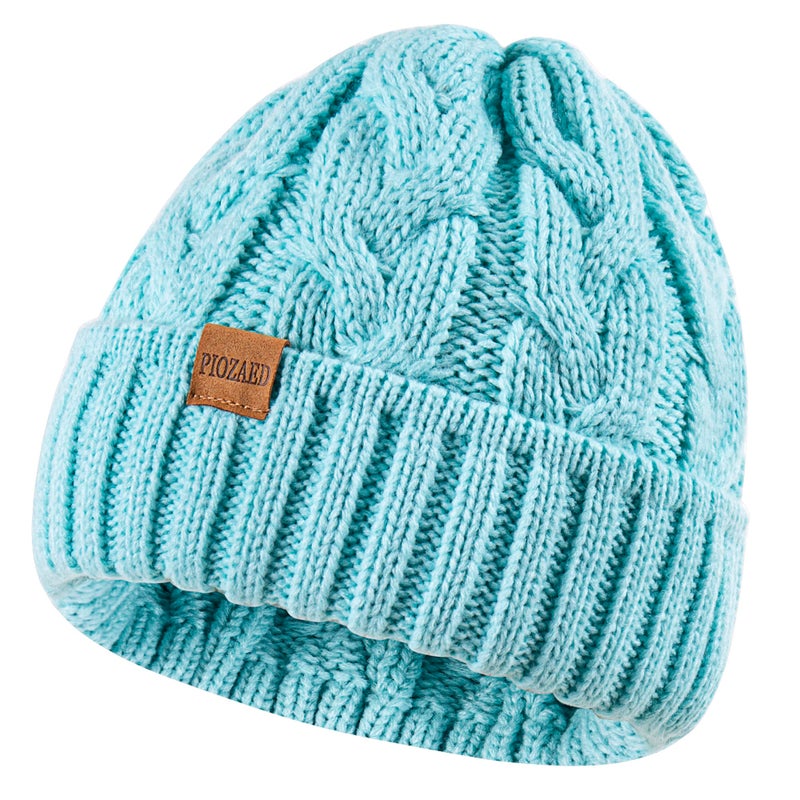 PIOZAED Womens Winter Knitted Beanie Hat Knit Warm Skull Cap Skull Cap Beanie for Women 2 Packs - Image 4