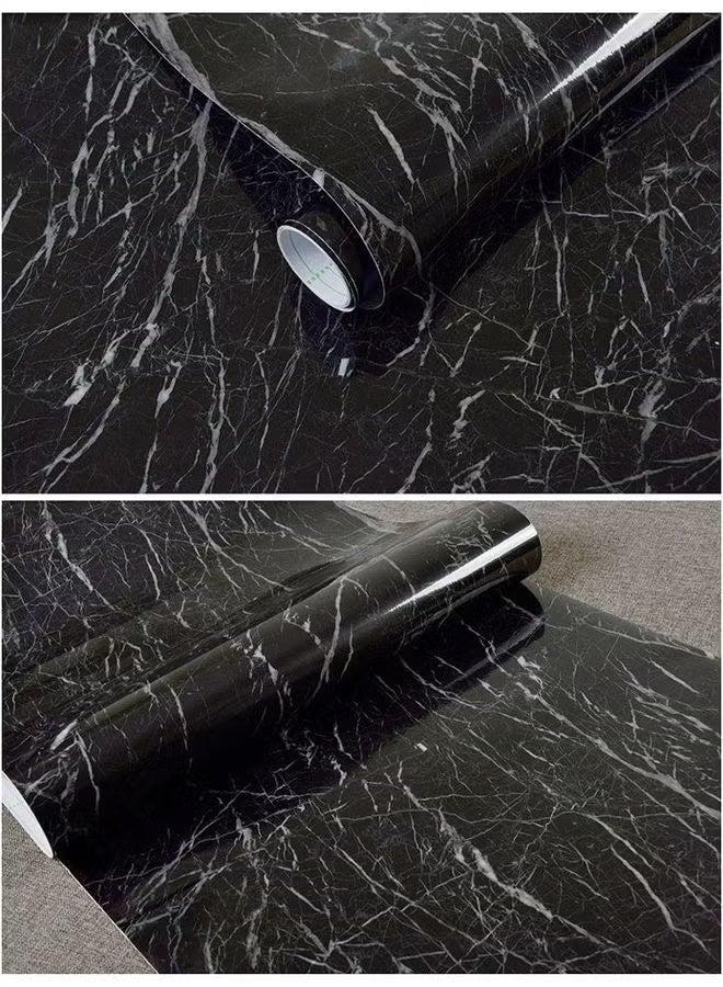 ورق حائط لاصق من الرخام الصناعي، ورق حائط قابل للتقشير واللصق للدواليب والأرفف والأثاث، ورق لاصق ذاتي اللصق قابل للإزالة للفصول الدراسية - Image 3
