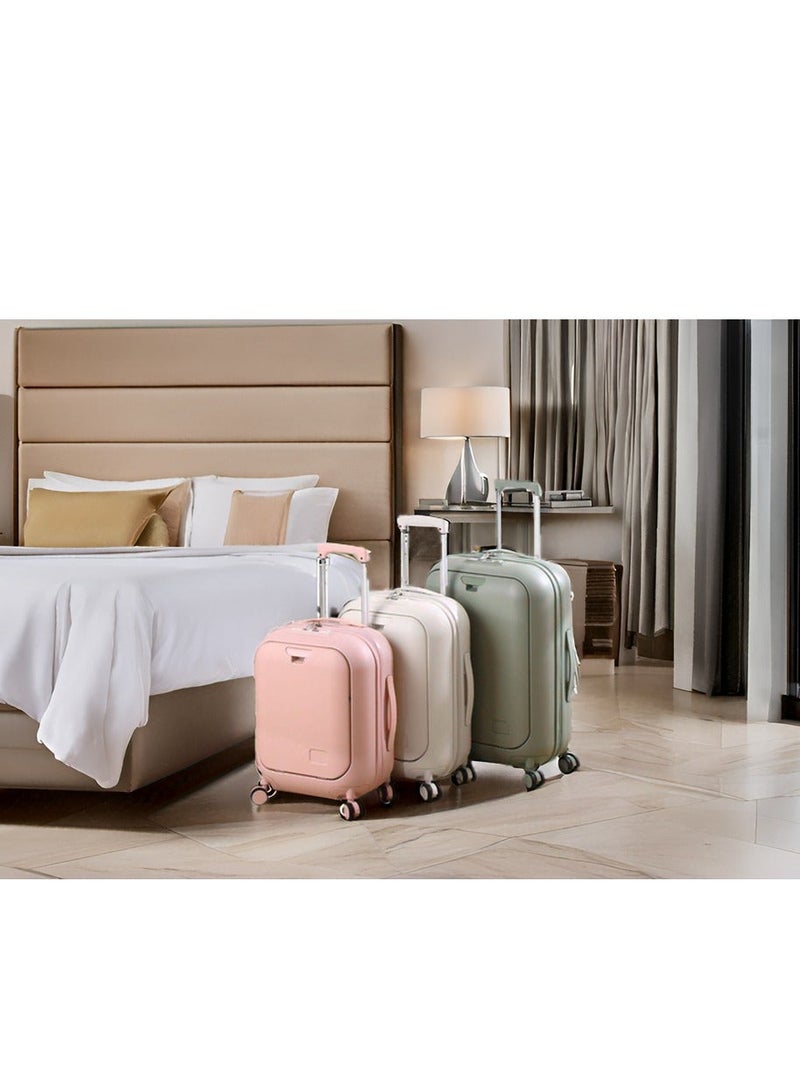 Skycare Carry On Luggage - Durable Hardside Suitcases with USB Front Laptop Pocket, Aluminum Frame, and TSA Lock - Available in 18"/20"/24" - Image 4