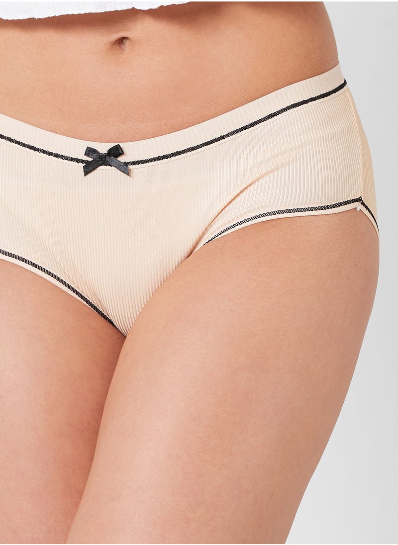 Ginger - 3 Pack Ribbed Brief - Image 1