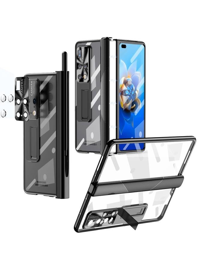 زبون جراب لهاتف Huawei Mate X2 مزود بمفصلات مغناطيسية وحامل - Image 1