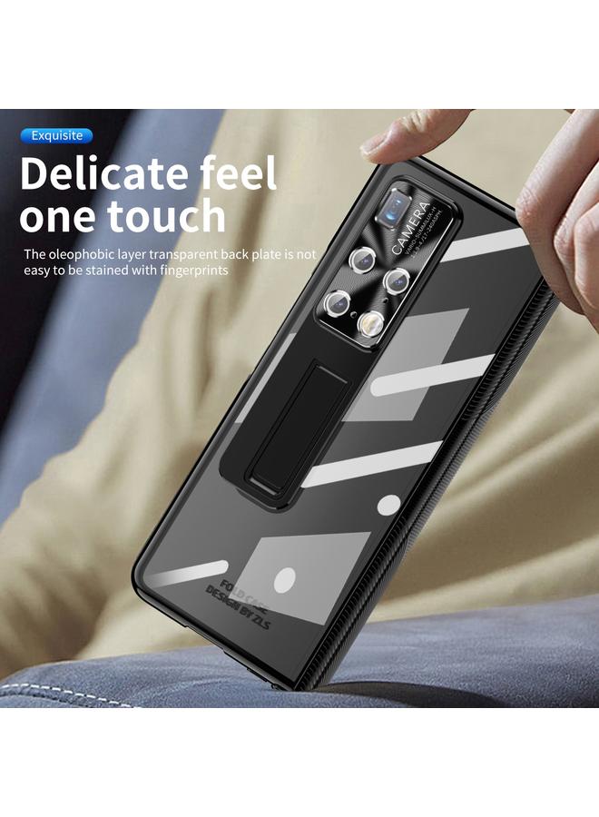 زبون جراب لهاتف Huawei Mate X2 مزود بمفصلات مغناطيسية وحامل - Image 3