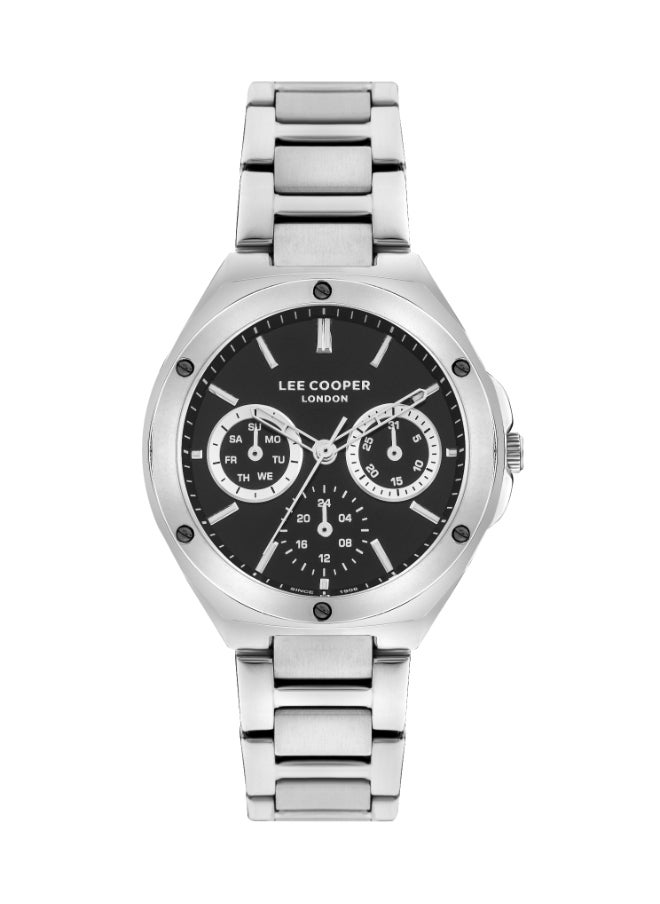 Lee Cooper - LEE COOPER Women's Multi Function Black Dial Watch - LC07844.350 - Image 1