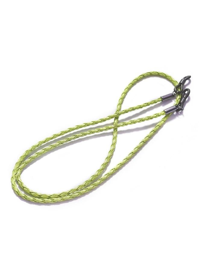 1 x 5 pcs Braided Twist Spectacle Cord Sunglasses Chain Green