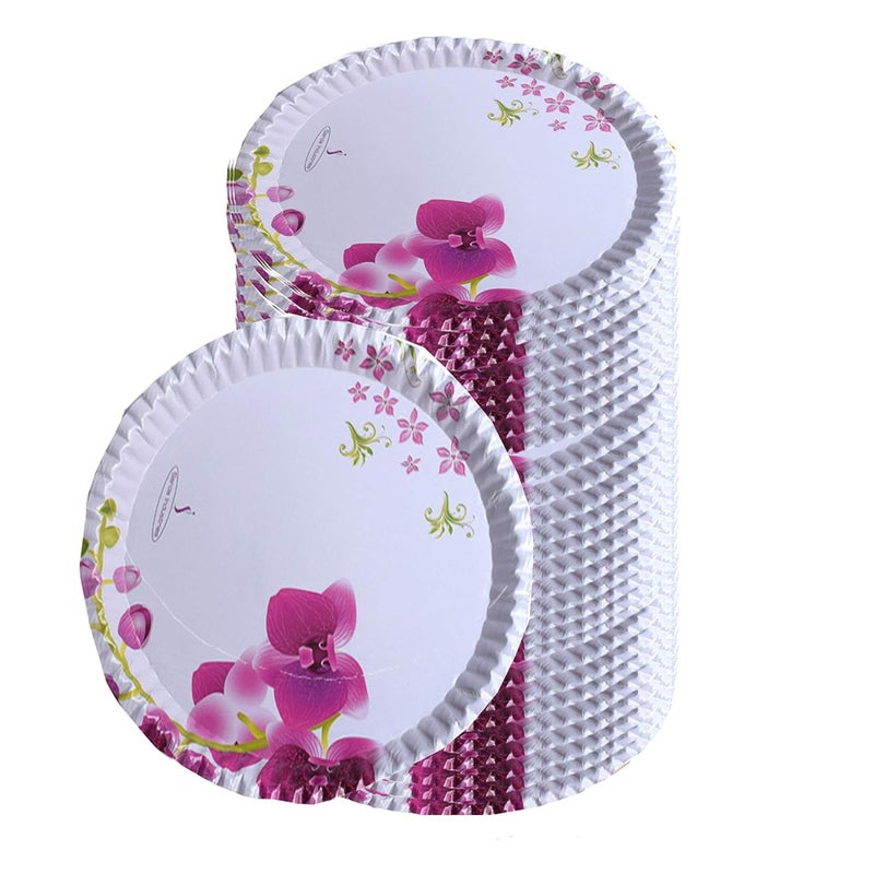 MESH MASTERS MESH MASTERS 100 Biodegradable_Eco Friendly_12 Inch Paper Dinner Plates_Pack of 100_Natural Paper Plates_MMTPPL29 - Image 1